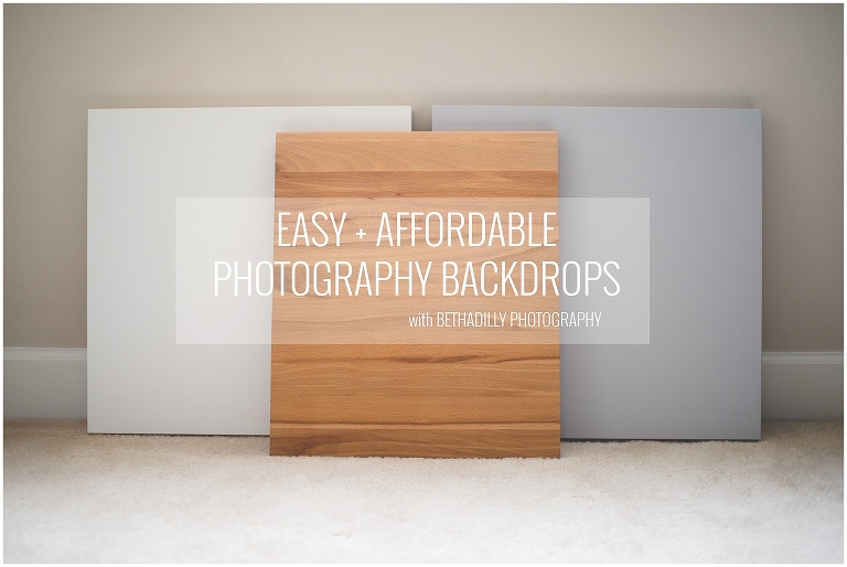 Easy + Affordable Photography Backdrops | Bethadilly Photography
