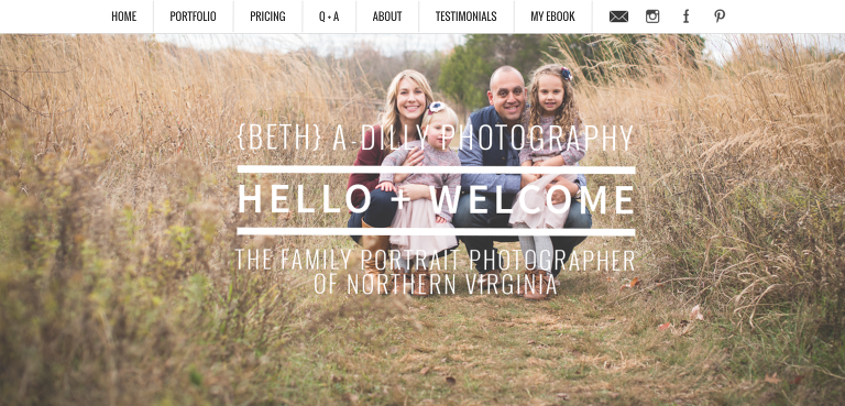 10 Things Your Photography Website Needs to Have | bethadilly photography