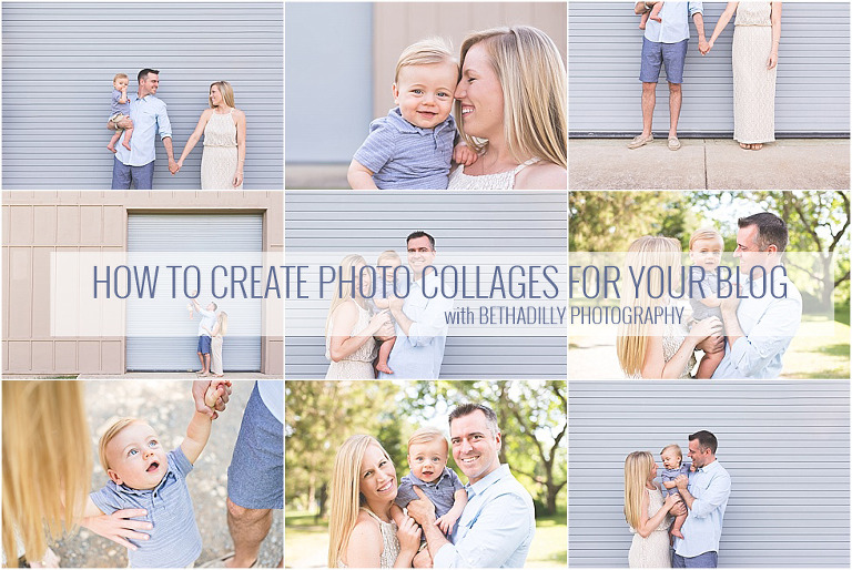 How To Create Photo Collages For Your Blog | Bethadilly Photography