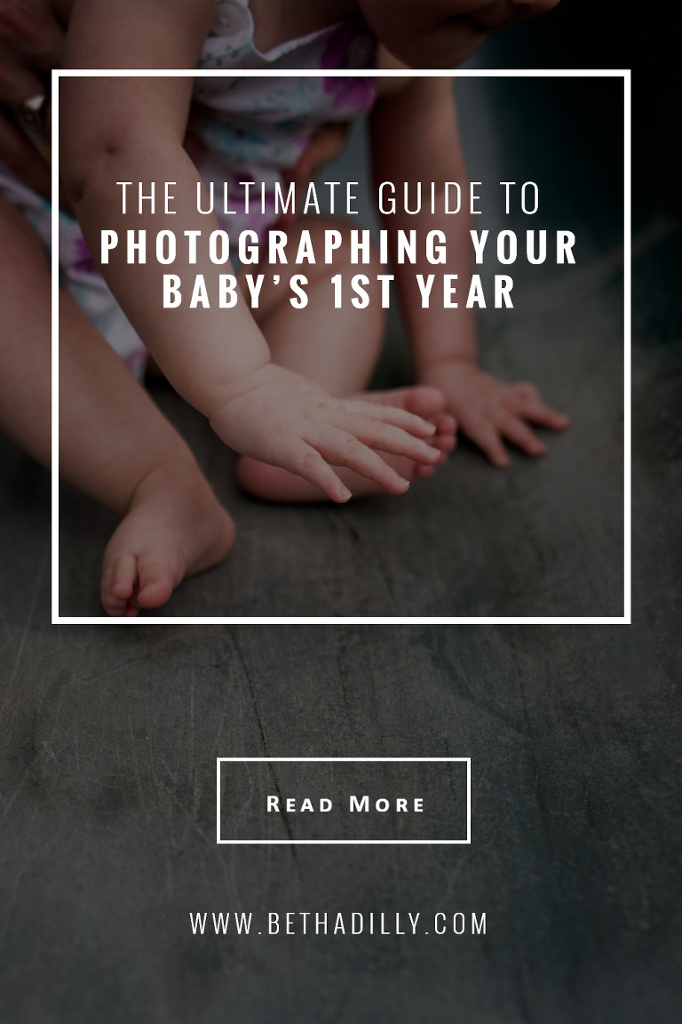 The Ultimate Guide To Photographing Your Baby's First Year | Bethadilly Photography