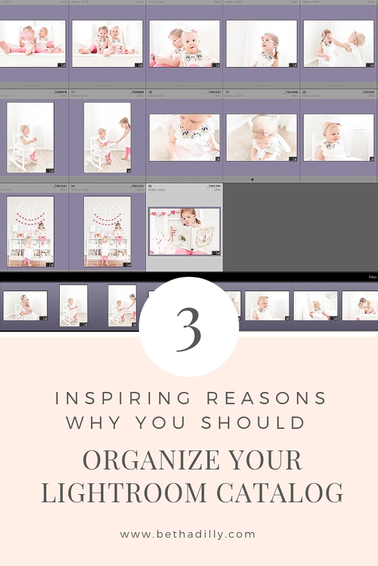 Organizing Lightroom: How To Keep Family Photos Organized | Bethadilly Photography | www.bethadilly.com