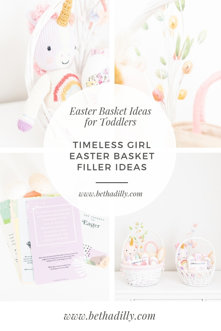 Timeless Girl Easter Basket Ideas | Bethadilly Photography | www.bethadilly.com