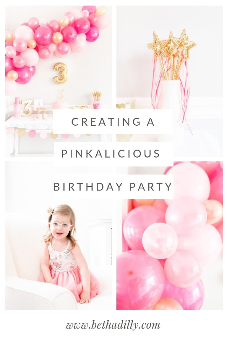 We Are Three! | A Pinkalicious Birthday Party | Bethadilly Photography | www.bethadilly.com