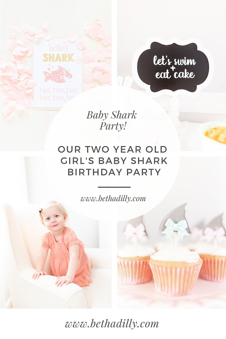 Our Two Year Old Girl's Baby Shark Birthday | www.bethadilly.com