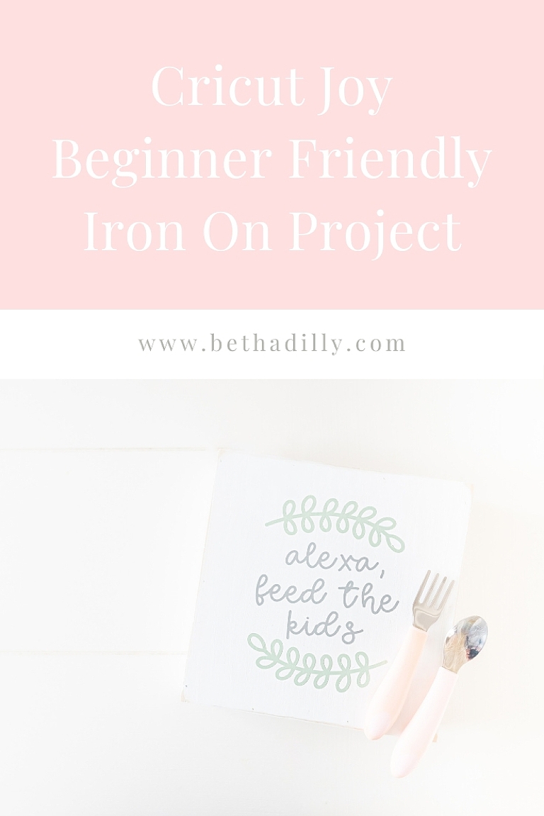 Custom Alexa Wood Sign: A Beginner Friendly Cricut Project | www.bethadilly.com