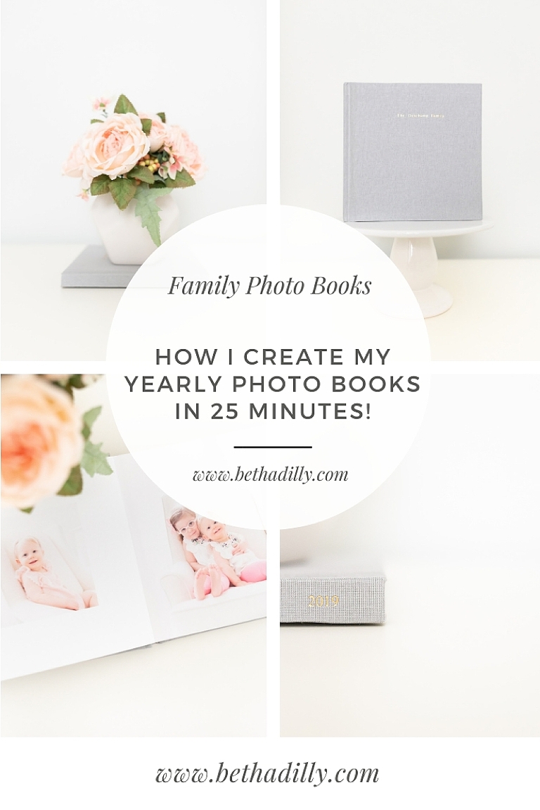 Create A Family Photo Album in 25 Minutes | www.bethadilly.com | Bethadilly Photography