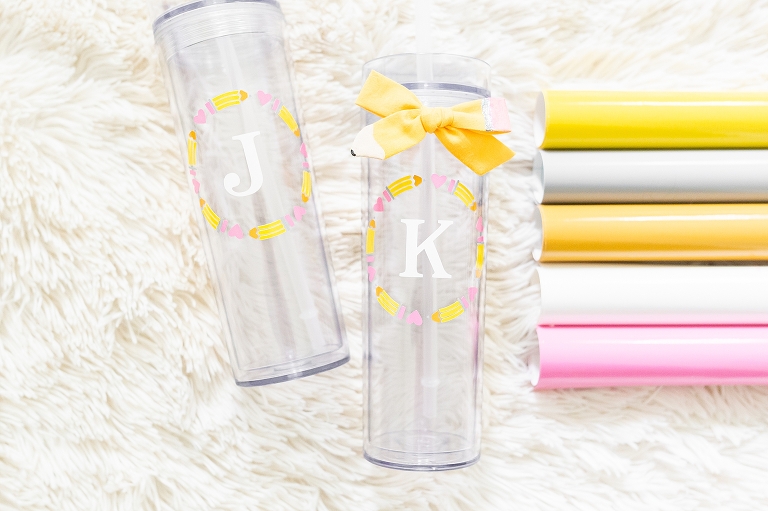 Cricut Joy Teacher Gifts With 5 Colors of Vinyl! | www.bethadilly.com