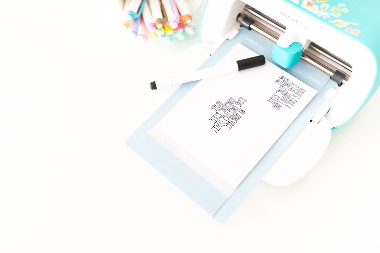 How To Write An Address On Cricut Joy Cards | www.bethadilly.com