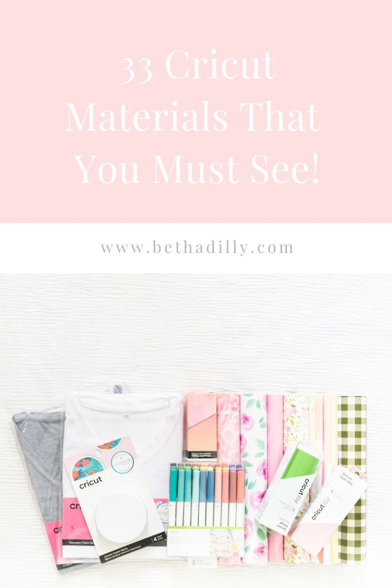 33 Cricut Materials You Must See | www.bethadilly.com