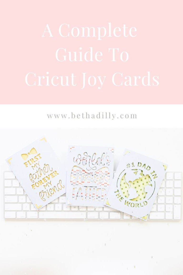 Cricut Joy Father's Day Cards : 3 Must See Card Designs | www.bethadilly.com