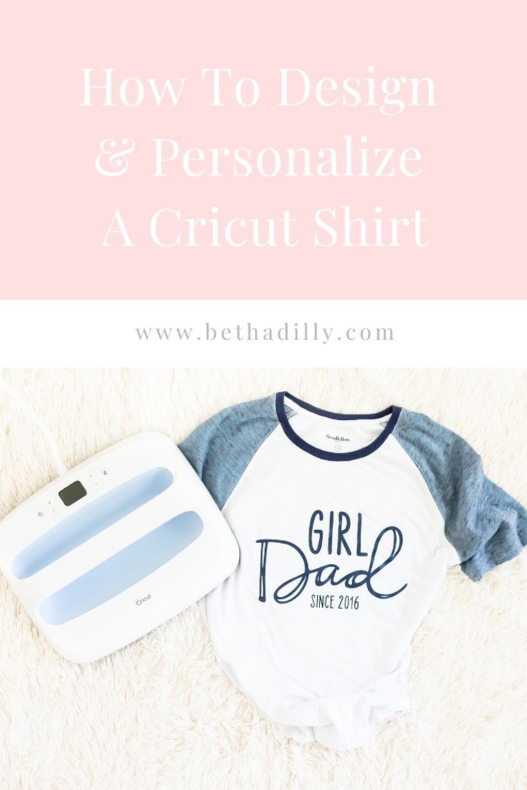 How To Personalize a Shirt with Cricut | www.bethadilly.com