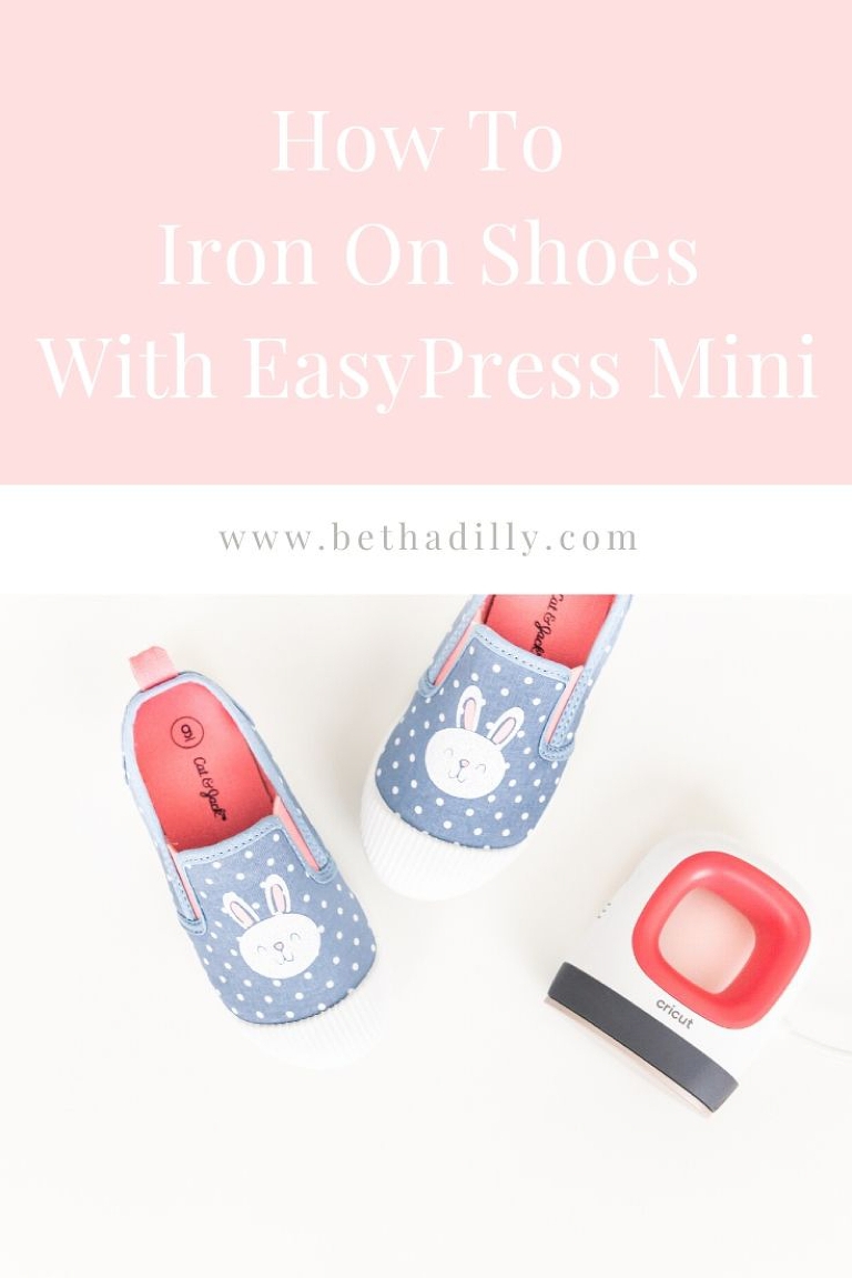 Iron On Shoes With EasyPress Mini | www.bethadilly.com