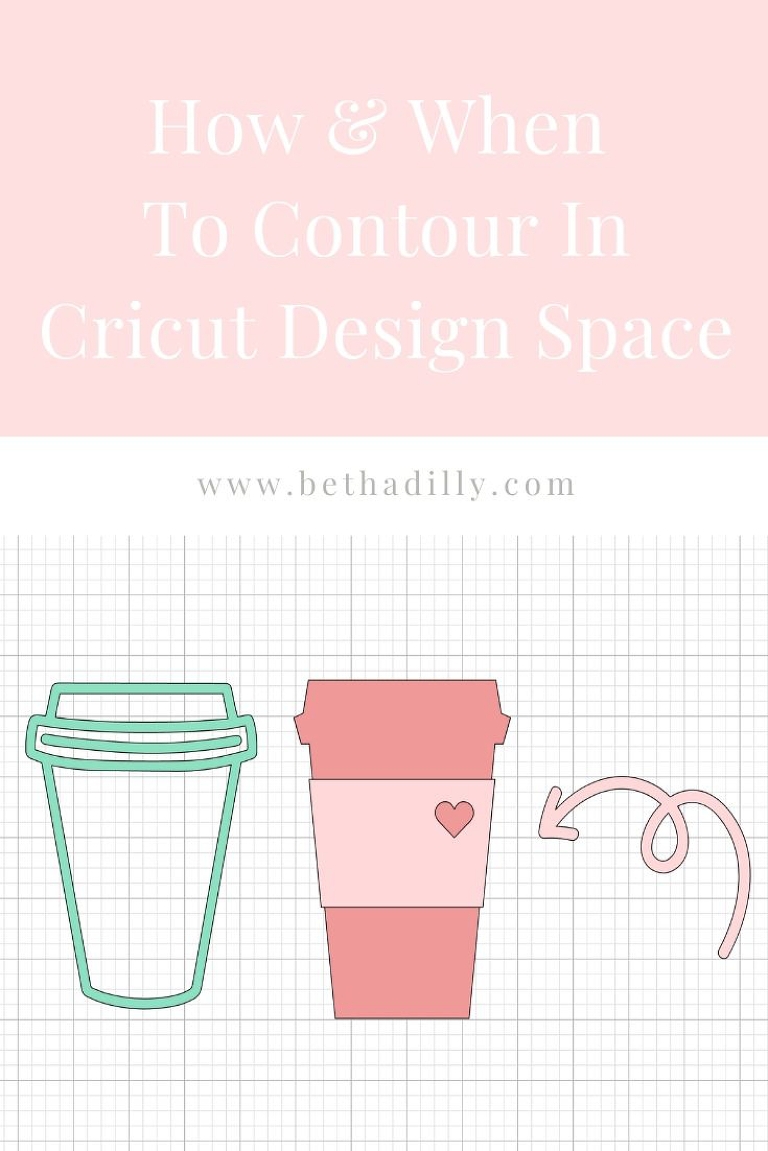 How To Use The Contour Button in Cricut Design Space | www.bethadilly.com