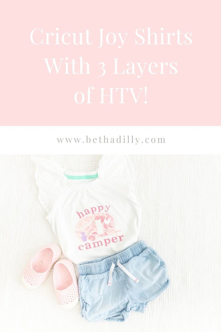 Cricut Joy Camping Shirts With 3 Layers | www.bethadilly.com